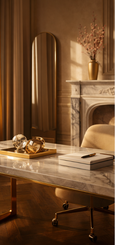 Espacio de trabajo elegante